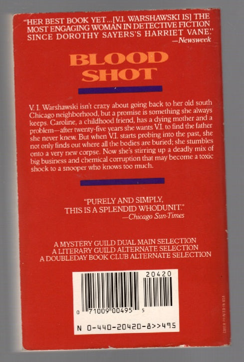 Blood Shot Crime Fiction mystery paperback book