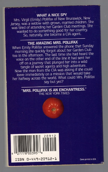 The Amazing Mrs. POllifax Crime Fiction mystery paperback book