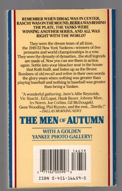 The Men of Autumn Nonfiction paperback Sports Books