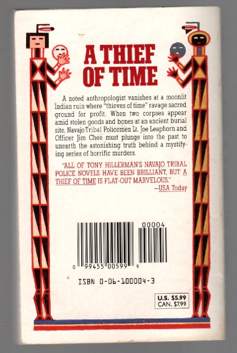 A Thief Of Time Crime Fiction mystery Native American paperback book