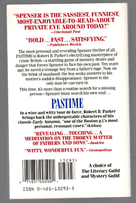 Pastime Crime Fiction mystery paperback book