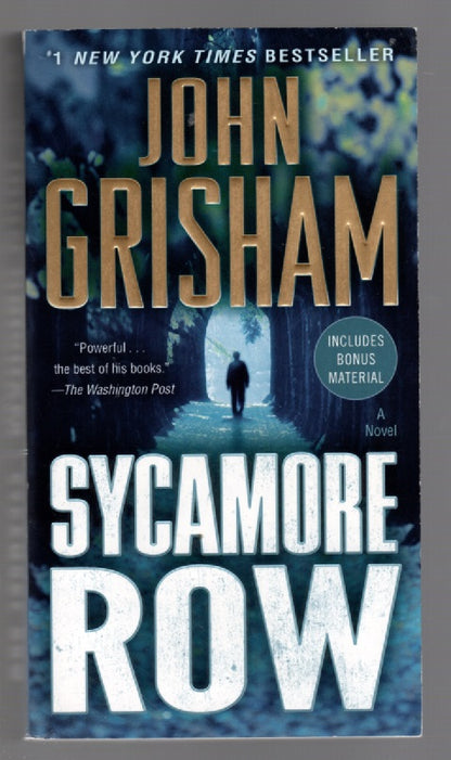 Sycamore Row Crime Fiction paperback thrilller Books