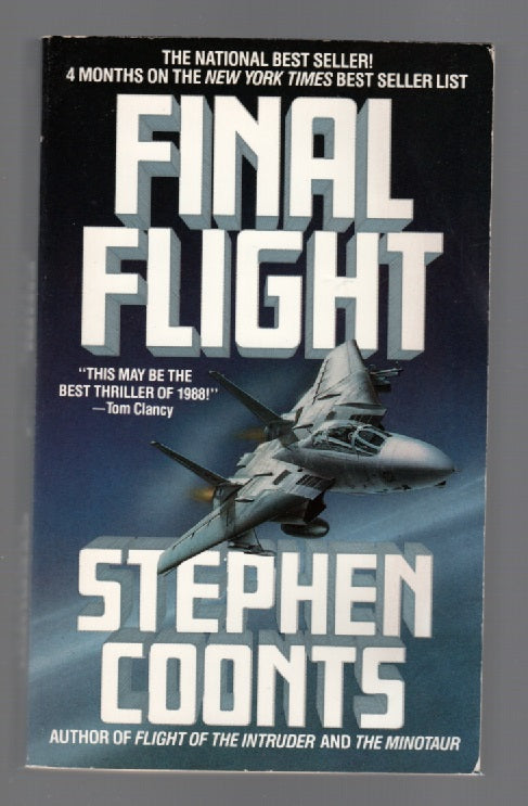 Final Flight Military Fiction paperback thrilller Books