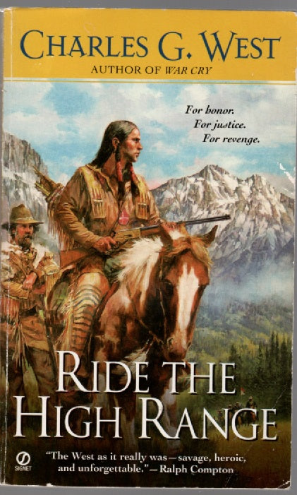 Ride The High Range paperback Western book