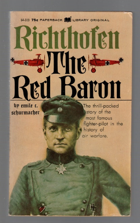 Richthofen The Red Barron Aviation Military History Nonfiction paperback Vintage Books