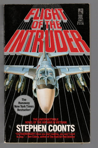 Flight Of The Intruder Military Fiction paperback Suspense thrilller book