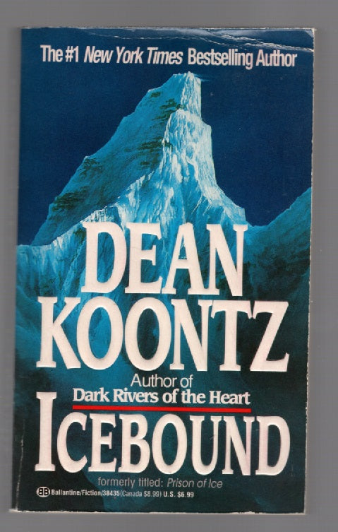Icebound horror paperback book