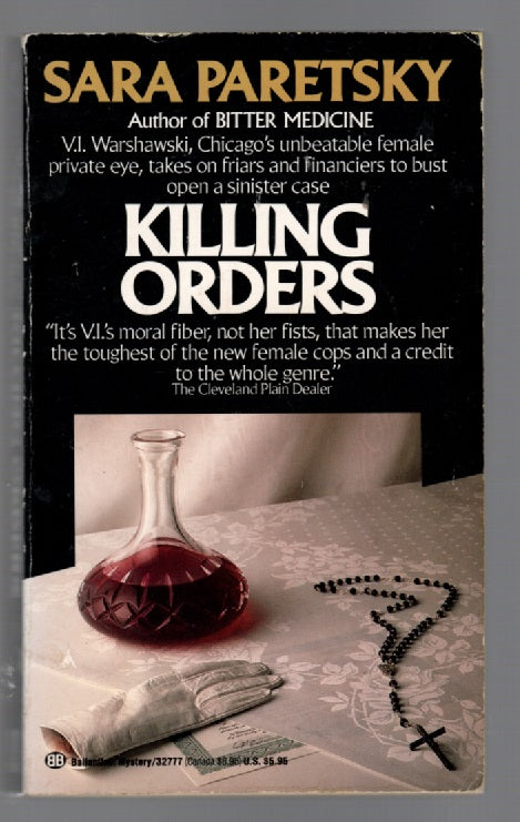 Killing Orders Crime Fiction mystery paperback Books
