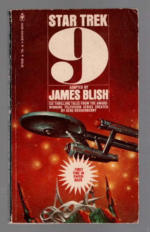 Star Trek 9 Classic Science Fiction paperback science fiction Star Trek book