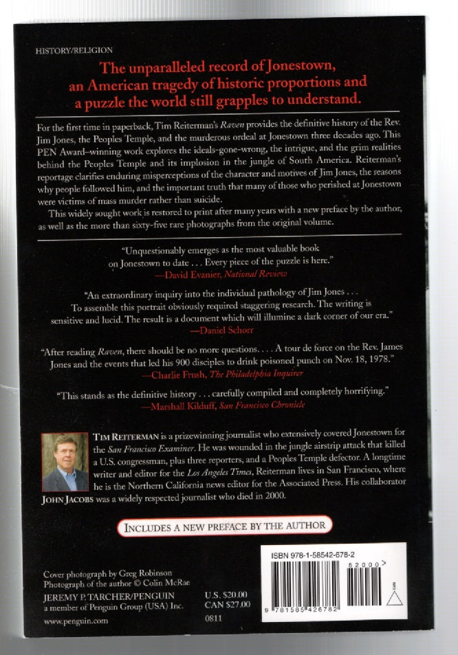 Raven: The Untold Story of the Rev. Jim Jones Cult Literature Nonfiction Books