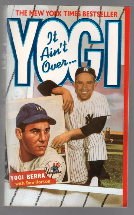 Yogi It Ain't Over Baseball biography paperback Sports Books
