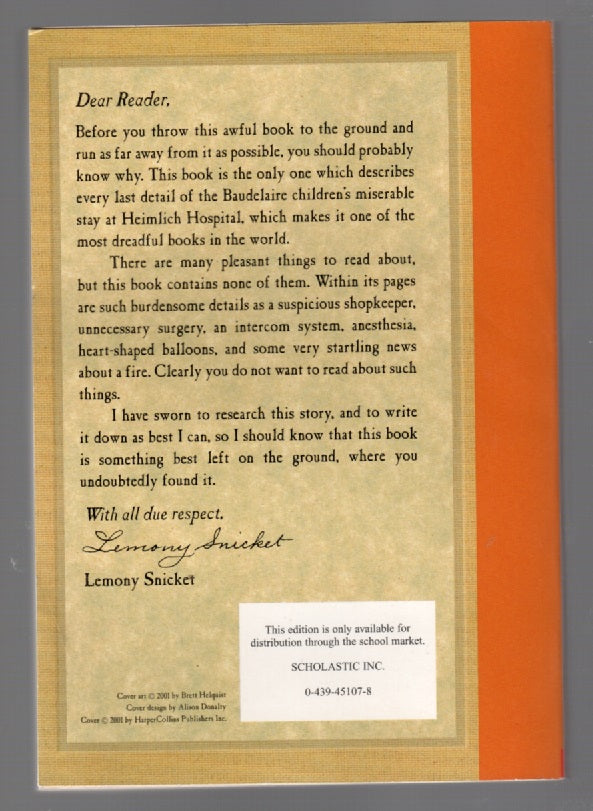 The Hostile Hospital Children fantasy paperback Books
