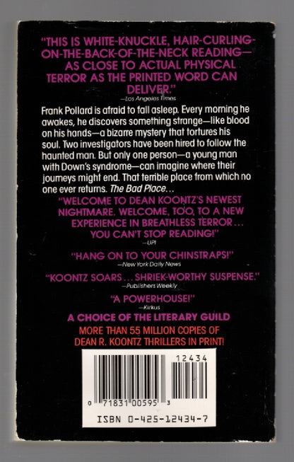 The Bad Place horror paperback Books