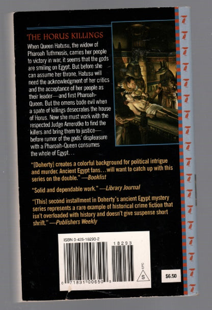 The Horus killings Crime Fiction mystery paperback book