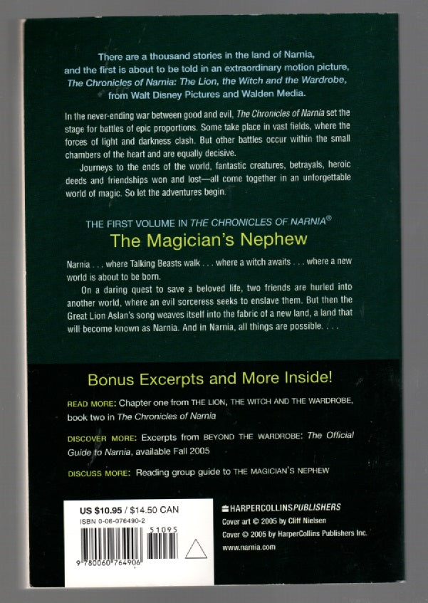 The Magician's Nephew Children fantasy paperback Books