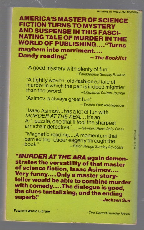 Murder at the Aba mystery paperback Vintage Books