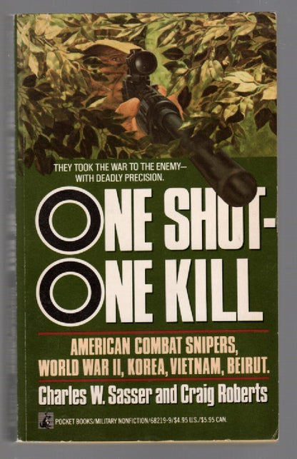One Shot-One Kill History Military Military History Nonfiction paperback Vietnam War World War 2 World War Two book
