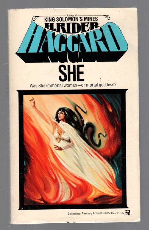She Classic fantasy paperback science fiction book