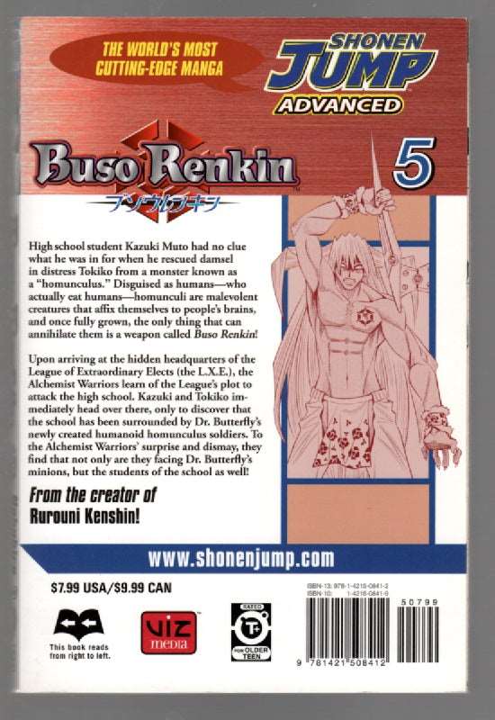Buso Renkin Vol. 5 fantasy science fiction Books