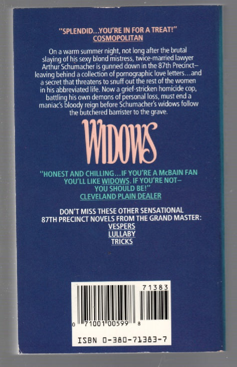 Widows paperback thrilller Books