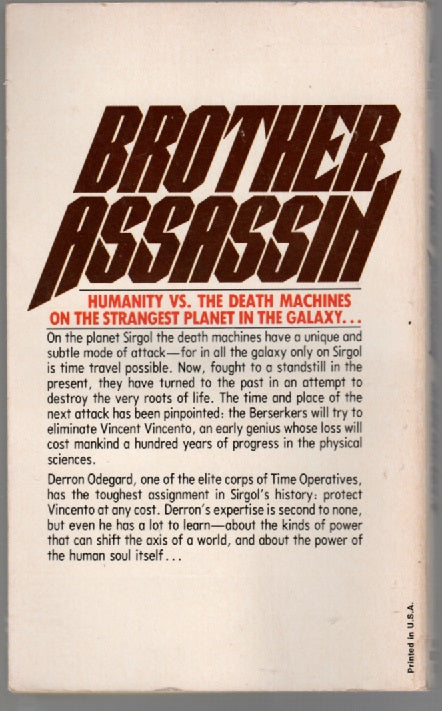 Brother Assassin paperback science fiction book