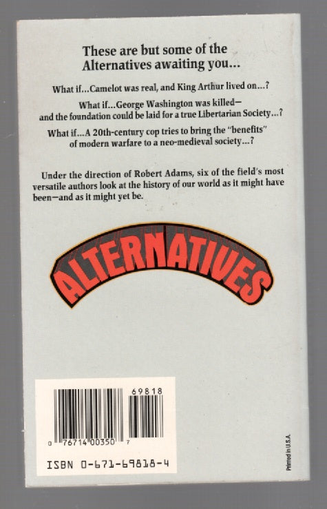 Alternatives paperback science fiction book