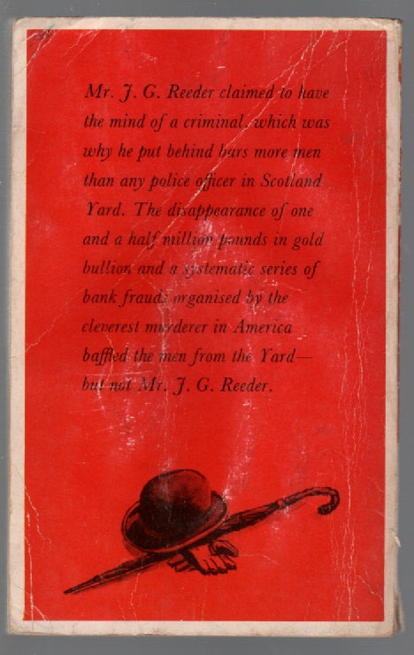 Mr. J.G. Reeder Returns Crime Fiction paperback Vintage