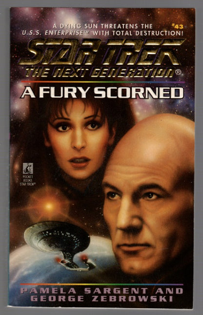 Star Trek: The Next Generation: A Fury Scorned paperback science fiction Star Trek Books