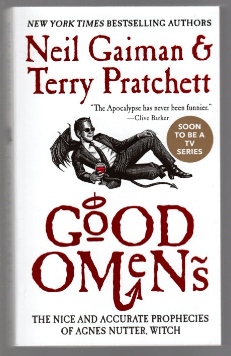 Good Omens (White Cover) fantasy paperback science fiction Books