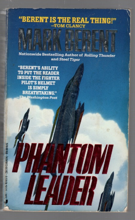 Phantom Leader Military Fiction paperback thrilller Books