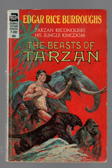 The Beasts of Tarzan fantasy paperback science fiction Vintage Books