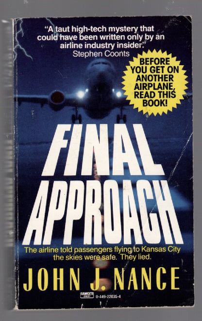 The Final Approach paperback thrilller Books