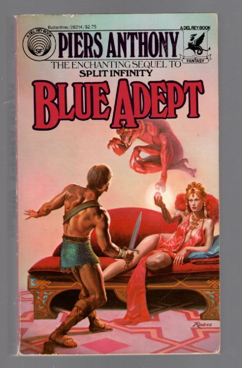 Blue Adept paperback science fiction book