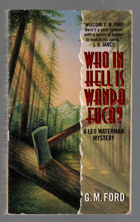 Who The Hell Is Wanda Fuca? Crime Fiction mystery paperback Books