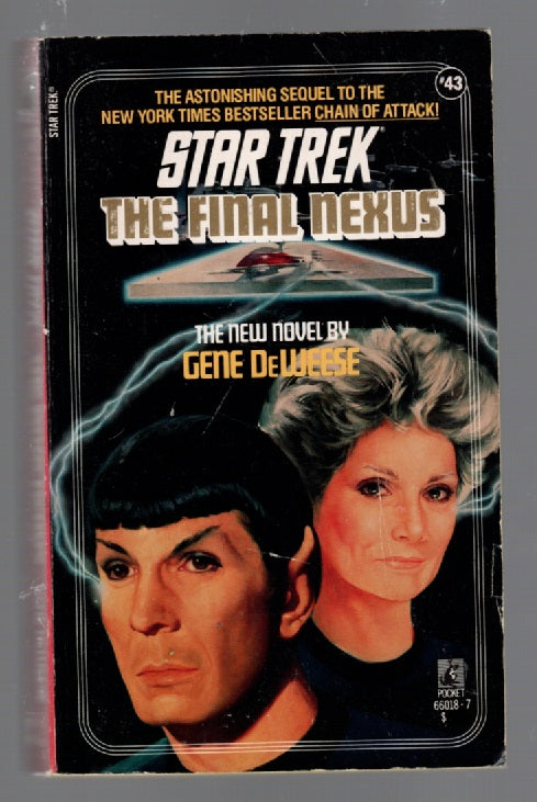 Star Trek The Final Nexus paperback science fiction Star Trek Books