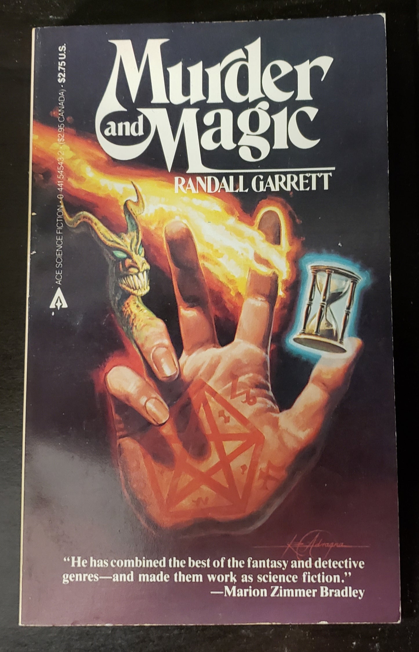 Murder and Magic fantasy paperback science fiction