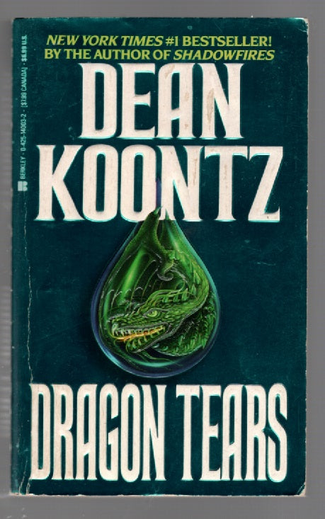 Dragon Tears fantasy horror paperback book