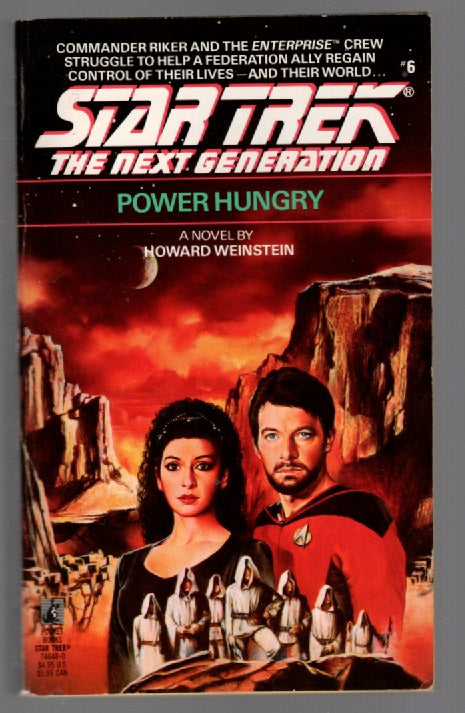 Star Trek The Next Generation: Power Hungry paperback science fiction Star Trek Books