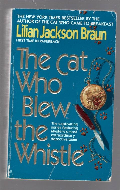 The Cat who Blew The Whistle cat mystery paperback used Books