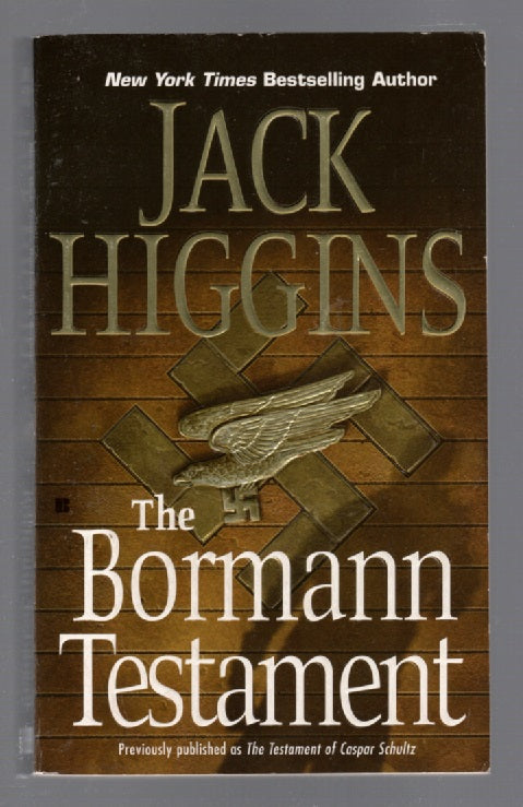The Bormann Testament paperback thrilller Books
