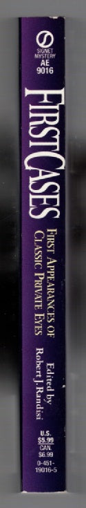 First Cases anthology Crime Fiction mystery paperback Suspense thrilller book