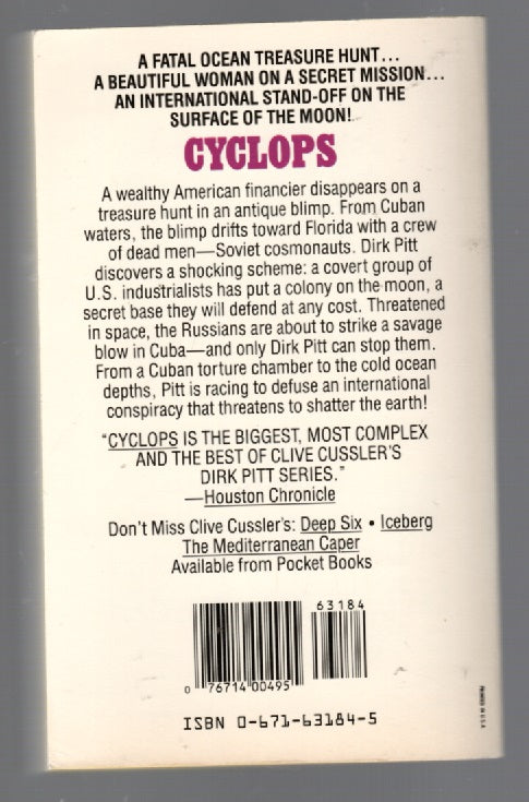 Cyclops paperback thrilller Books