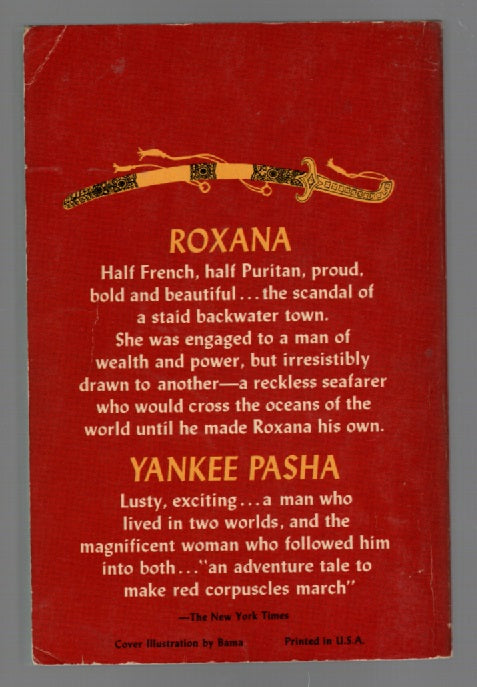 Yankee Pasha paperback thrilller Vintage book