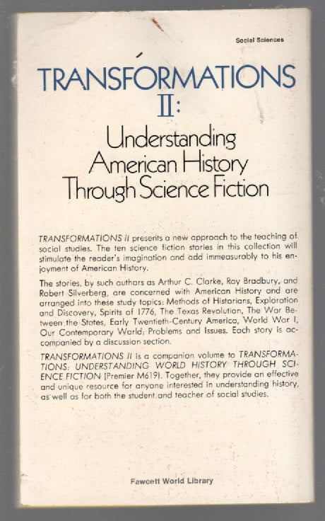 Transformations II : Understanding American History Through Science Fiction anthology History paperback science fiction Vintage Books