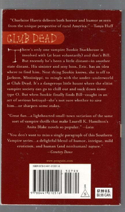 Club Dead fantasy paperback Vampire Books