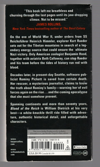 Blood Of The Reich paperback Suspense thrilller book