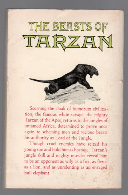 The Beasts of Tarzan fantasy paperback science fiction Vintage Books