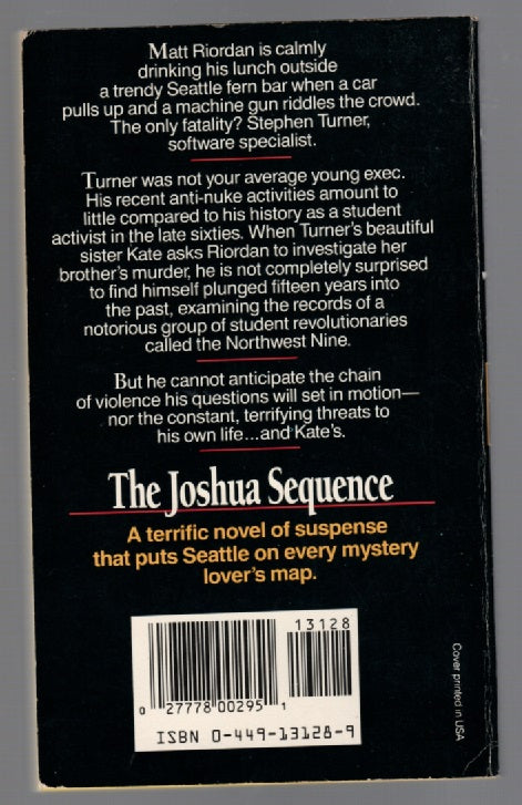The Joshua Sequence Crime Fiction mystery paperback book
