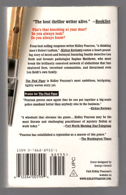 The Pied Piper paperback thrilller Books