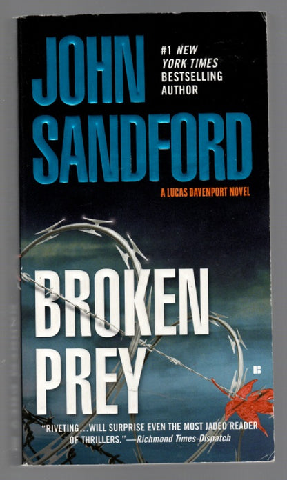 Broken Prey Crime Fiction mystery paperback book